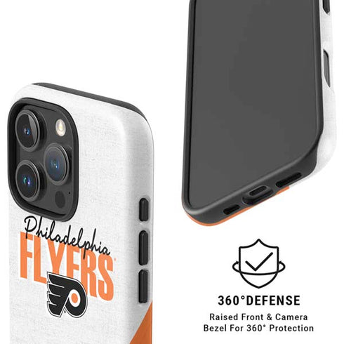 NHL Philadelphia Flyers Script iPhone 16 Pro Magsafe Impact Case